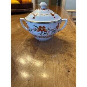 Pristine Royal Worcester Chamberlain Sugar Bowl‎